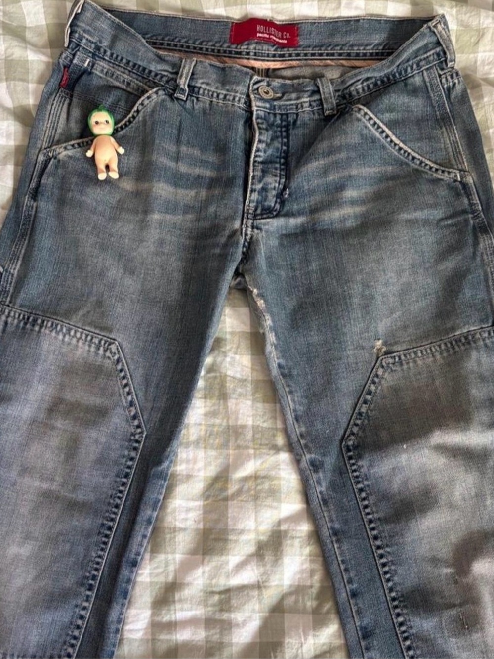 Hollister women’s Blue Washed Denim Jeans